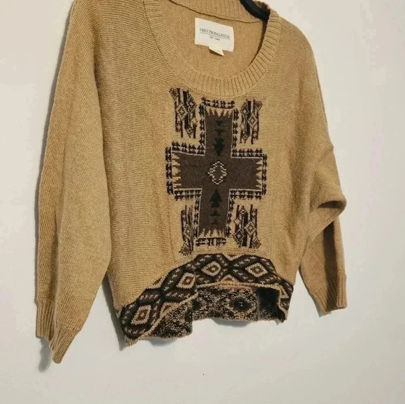 OBEY PROPAGANDA Cropped Mystic Spirit Sweater Size Small EUC - Picture 4 of 11